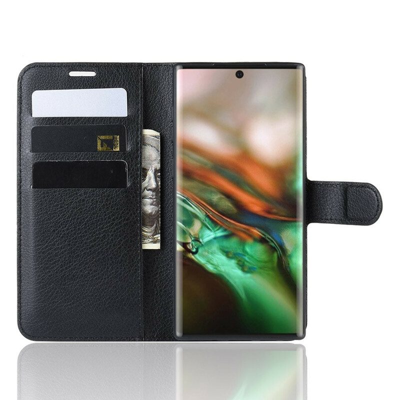 Custodia in pelle Samsung Galaxy Note 10 Classico