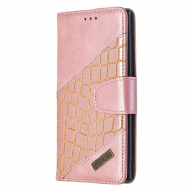 Custodia in pelle Samsung Galaxy Note 10 Classico Effetto Pelle Di Coccodrillo