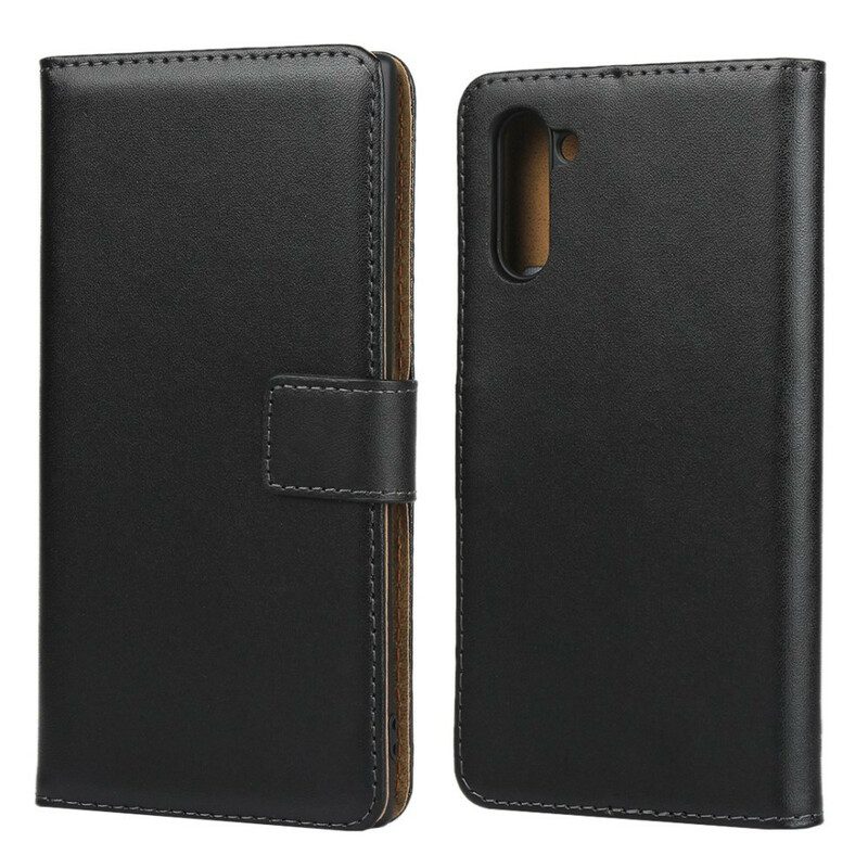Custodia in pelle Samsung Galaxy Note 10 Invito In Vera Pelle