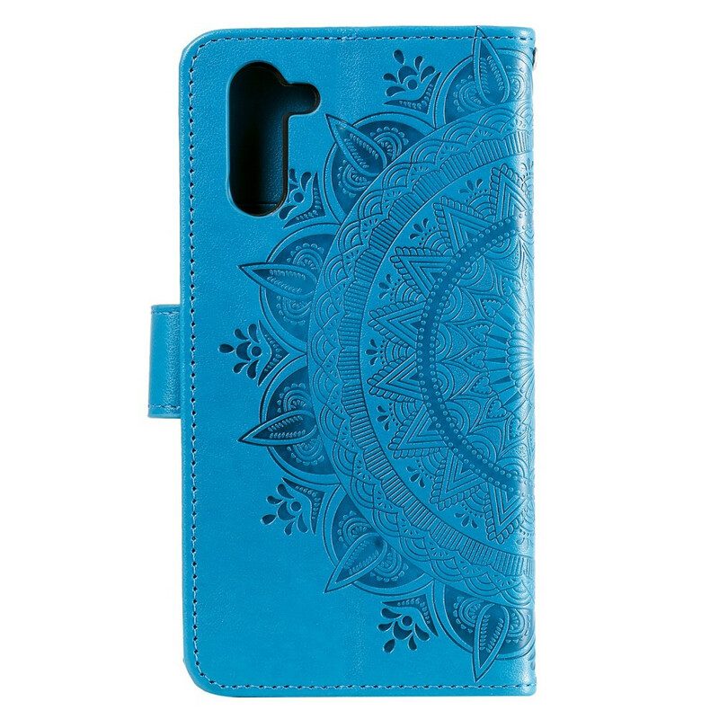 Custodia in pelle Samsung Galaxy Note 10 Mandala Del Sole
