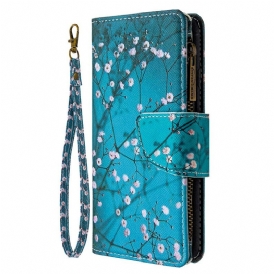 Custodia in pelle Samsung Galaxy Note 10 Tasca Per Albero Con Cerniera