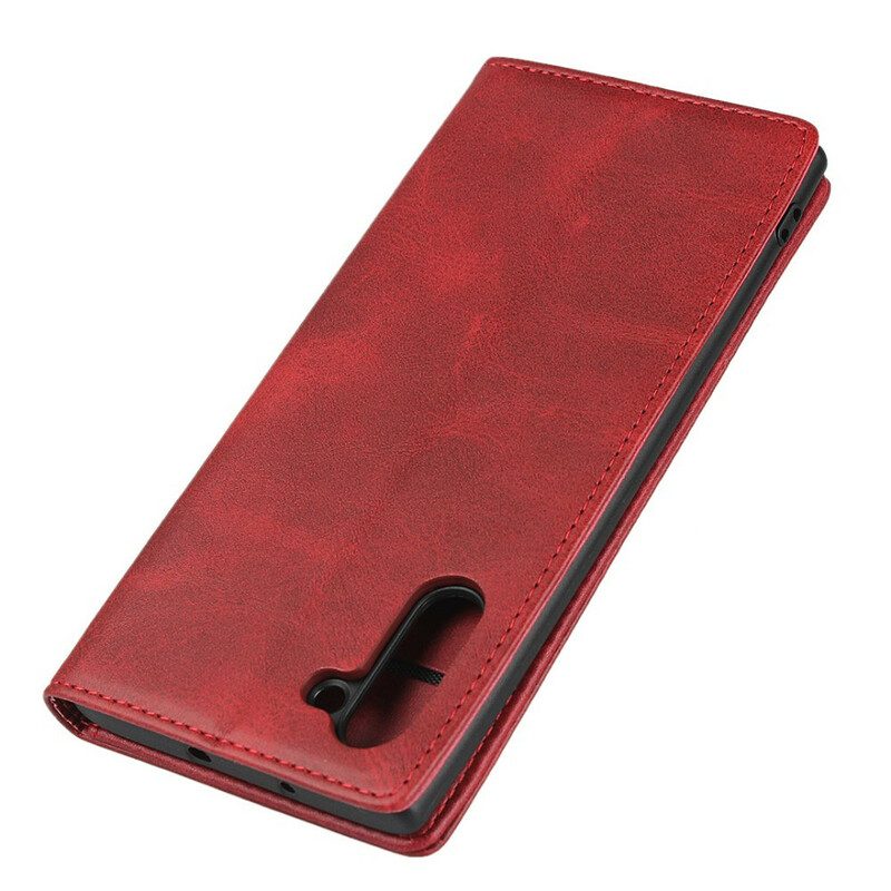 Folio Cover Samsung Galaxy Note 10 Custodia in pelle Eleganza Pura