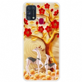 Cover Samsung Galaxy M31 Albero D'oro