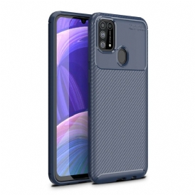 Cover Samsung Galaxy M31 Struttura Flessibile In Fibra Di Carbonio