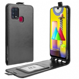 Folio Cover Samsung Galaxy M31 Custodia in pelle Effetto Pelle Pieghevole