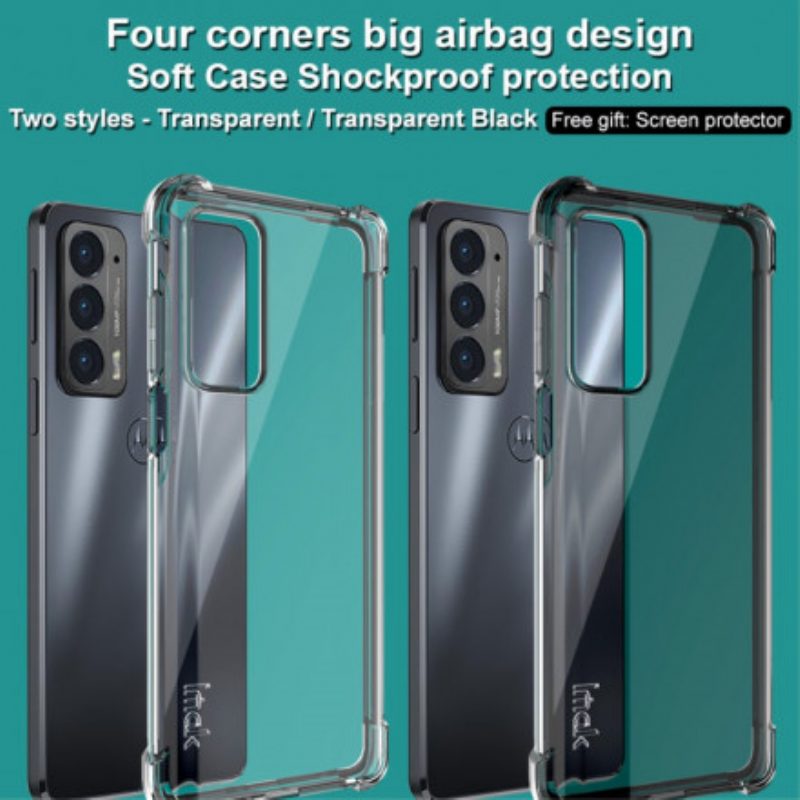 Cover Motorola Edge 20 Trasparente Con Imak Screen Film