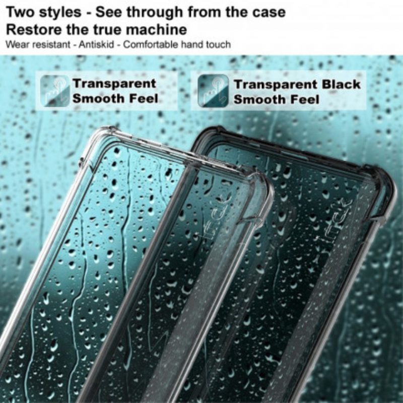 Cover Motorola Edge 20 Trasparente Con Imak Screen Film