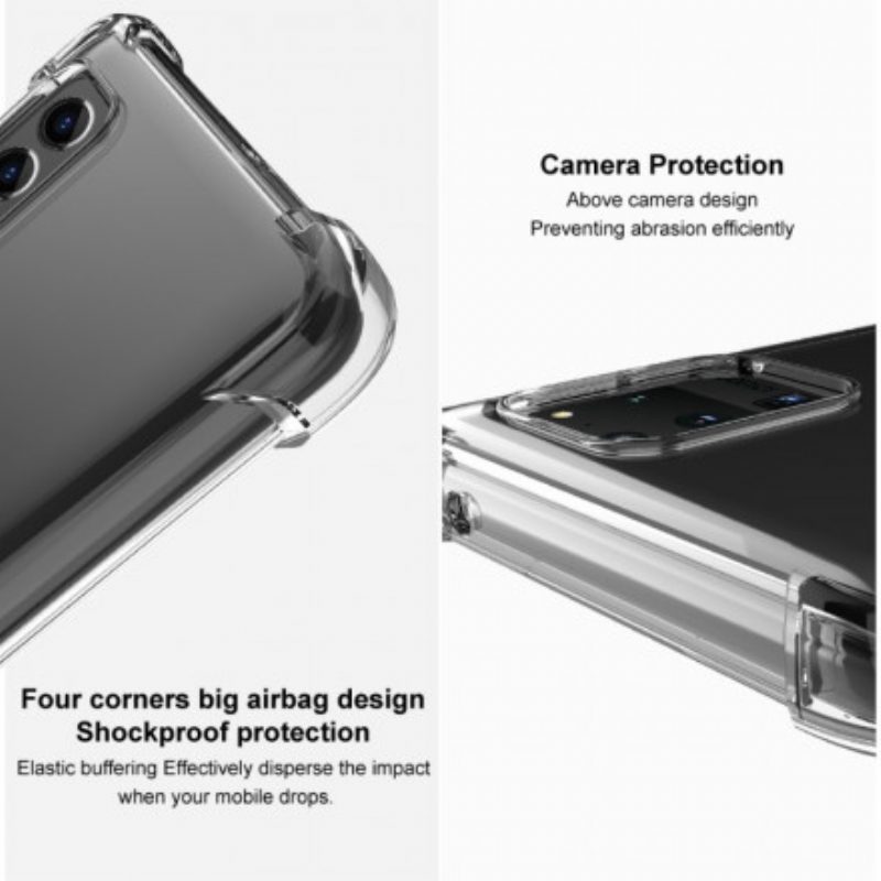 Cover Motorola Edge 20 Trasparente Con Imak Screen Film