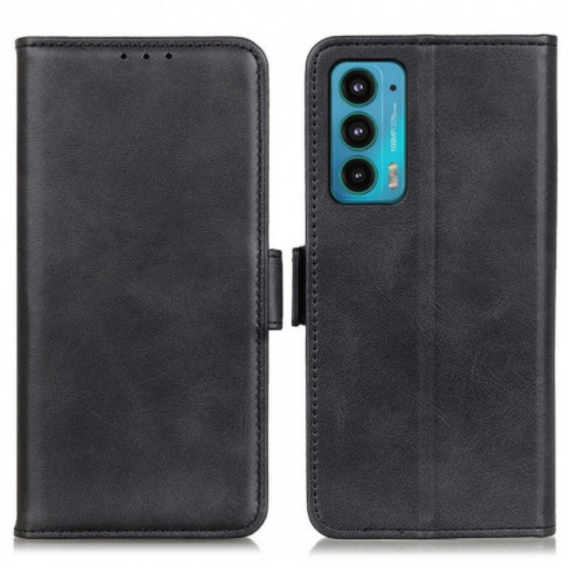 Custodia A Portafoglio Motorola Edge 20 Doppia Chiusura