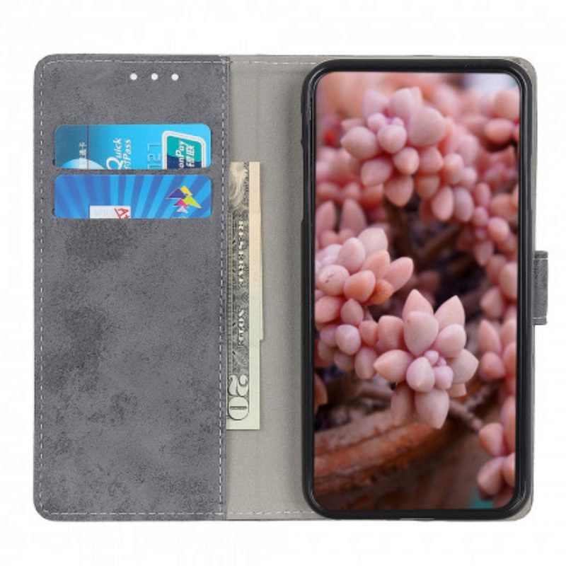Custodia A Portafoglio Motorola Edge 20 Ecopelle Vintage