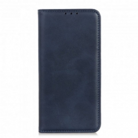 Folio Cover Motorola Edge 20 Custodia in pelle Design In Pelle Crosta