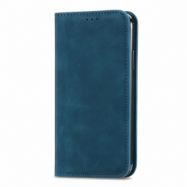 Folio Cover Motorola Edge 20 Custodia in pelle Design Skin-touch