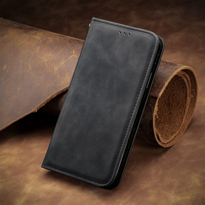 Folio Cover Motorola Edge 20 Custodia in pelle Design Skin-touch
