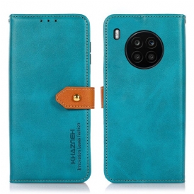 Custodia in pelle Huawei Nova 8i Con Cinturino Khazneh