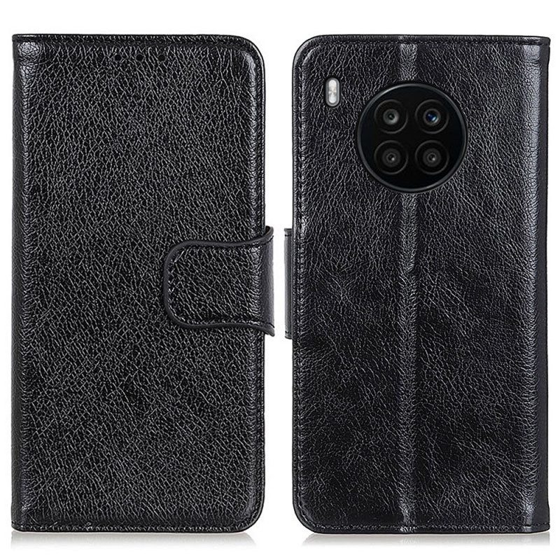 Custodia in pelle Huawei Nova 8i Crosta Di Nappa