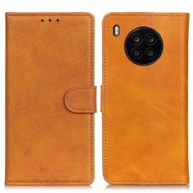 Custodia in pelle Huawei Nova 8i Effetto Pelle Opaca