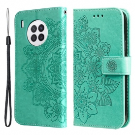 Custodia in pelle Huawei Nova 8i Mandala