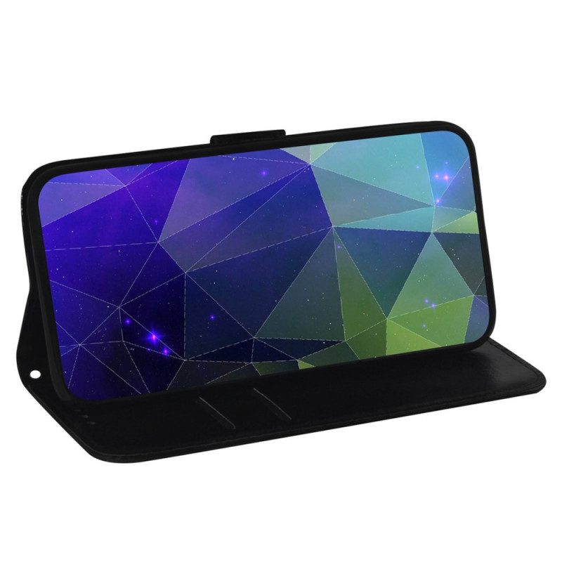 Folio Cover Huawei Nova 8i Copri Specchietto In Ecopelle
