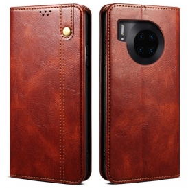 Folio Cover Huawei Nova 8i Custodia in pelle Ecopelle Cerata