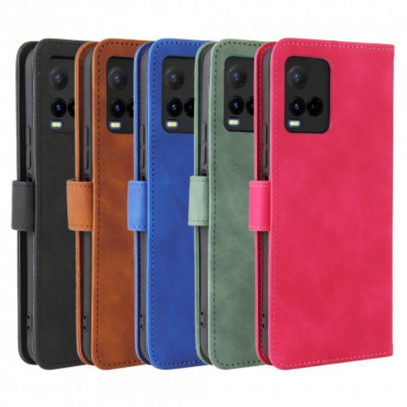 Folio Cover Vivo Y21s Tocco Di Pelle
