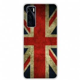 Cover Vivo Y70 Bandiera Inglese