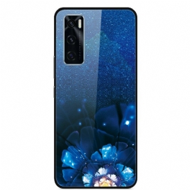 Cover Vivo Y70 Vetro Temperato Fantasia Fiori