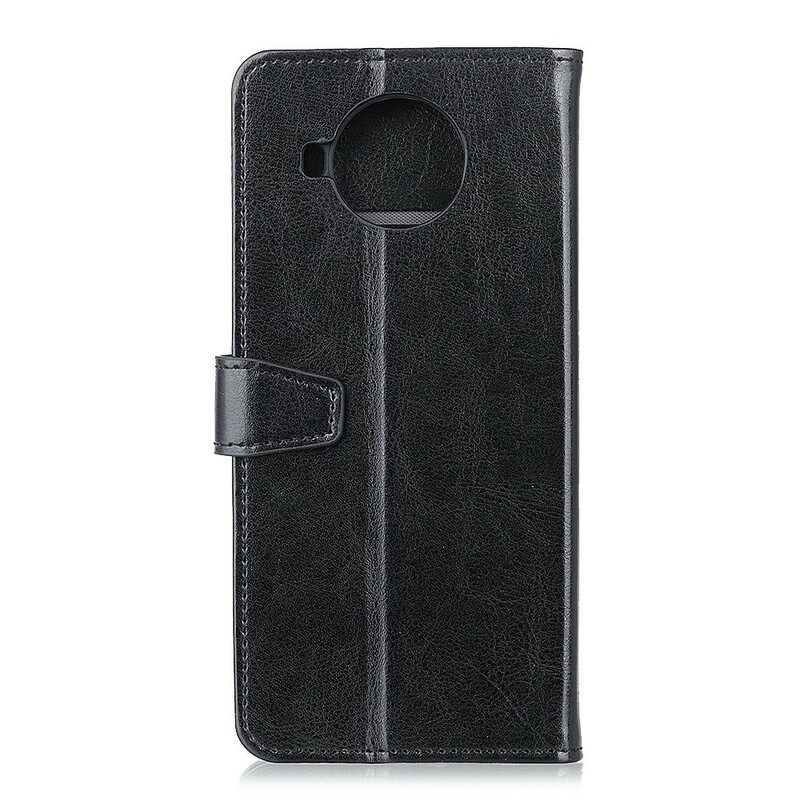 Custodia in pelle Xiaomi Redmi Note 9 Pro 5G Effetto Pelle Lucida