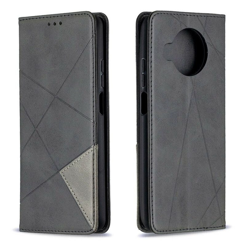 Folio Cover Xiaomi Redmi Note 9 Pro 5G Custodia in pelle Stile D'artista
