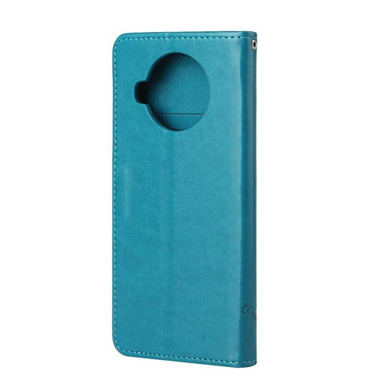 Folio Cover Xiaomi Redmi Note 9 Pro 5G Farfalle Asiatiche