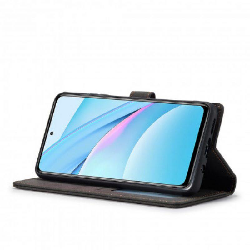 Folio Cover Xiaomi Redmi Note 9 Pro 5G Forwenw Effetto Pelle