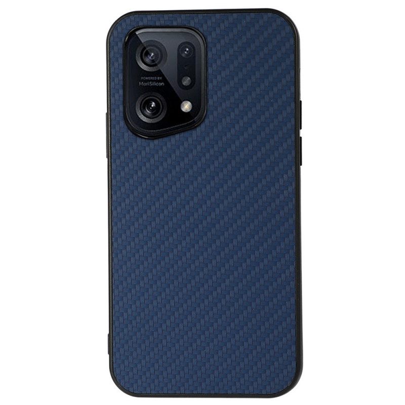 Cover Oppo Find X5 Fibra Di Carbonio