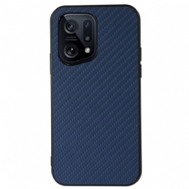 Cover Oppo Find X5 Fibra Di Carbonio