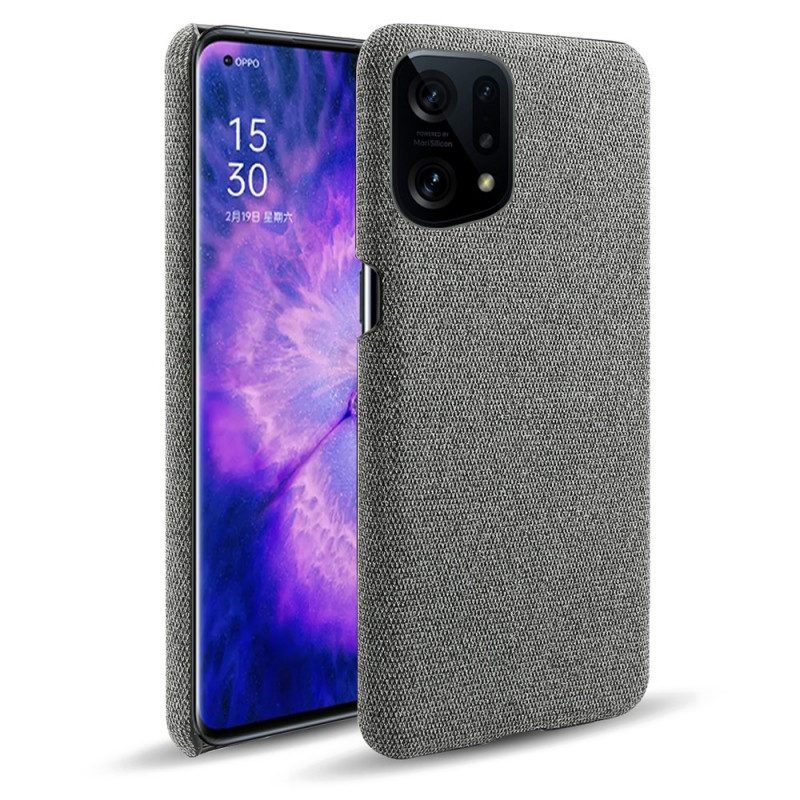 Cover Oppo Find X5 Tessuto Di Classe