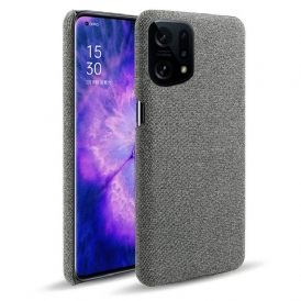 Cover Oppo Find X5 Tessuto Di Classe
