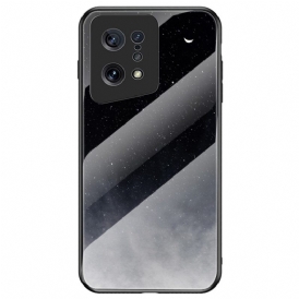 Cover Oppo Find X5 Vetro Temperato In Marmo