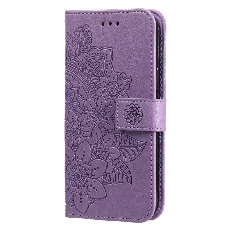 Custodia in pelle Oppo Find X5 Mandala Strappy