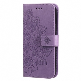 Custodia in pelle Oppo Find X5 Mandala Strappy