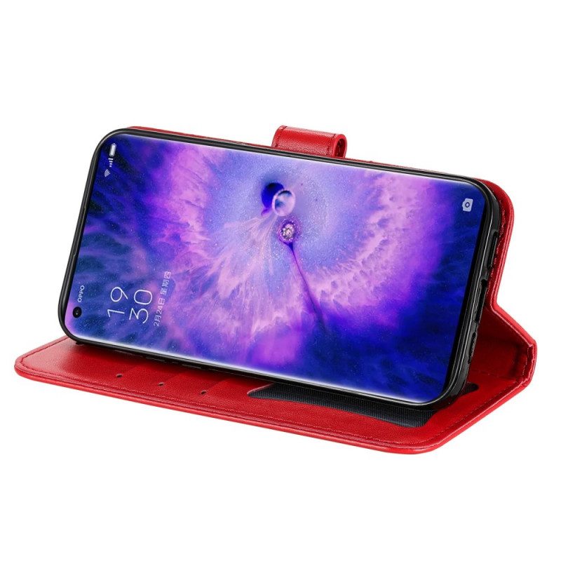 Custodia in pelle Oppo Find X5 Mandala Strappy