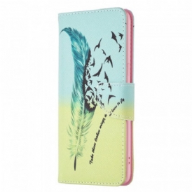 Custodia in pelle Oppo Find X5 Piuma