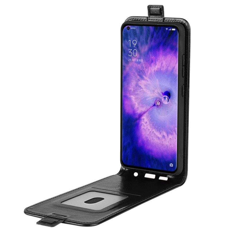 Folio Cover Oppo Find X5 Custodia in pelle Pieghevole