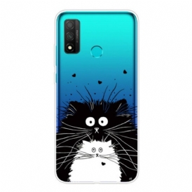 Cover Huawei P Smart 2020 Gatti Sorpresi Trasparenti