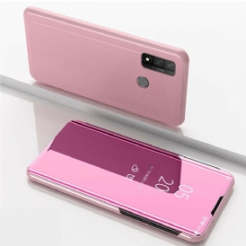 Folio Cover Huawei P Smart 2020 Custodia in pelle Specchio