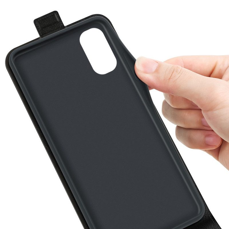 Custodia in pelle Moto E40 / E30 / E20 Folio Cover Retro Pieghevole