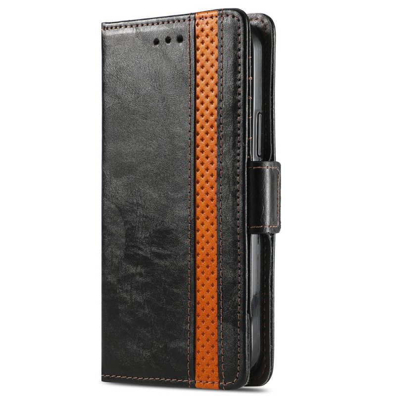 Folio Cover Moto E40 / E30 / E20 Bicolore Doppia Chiusura Caseneo