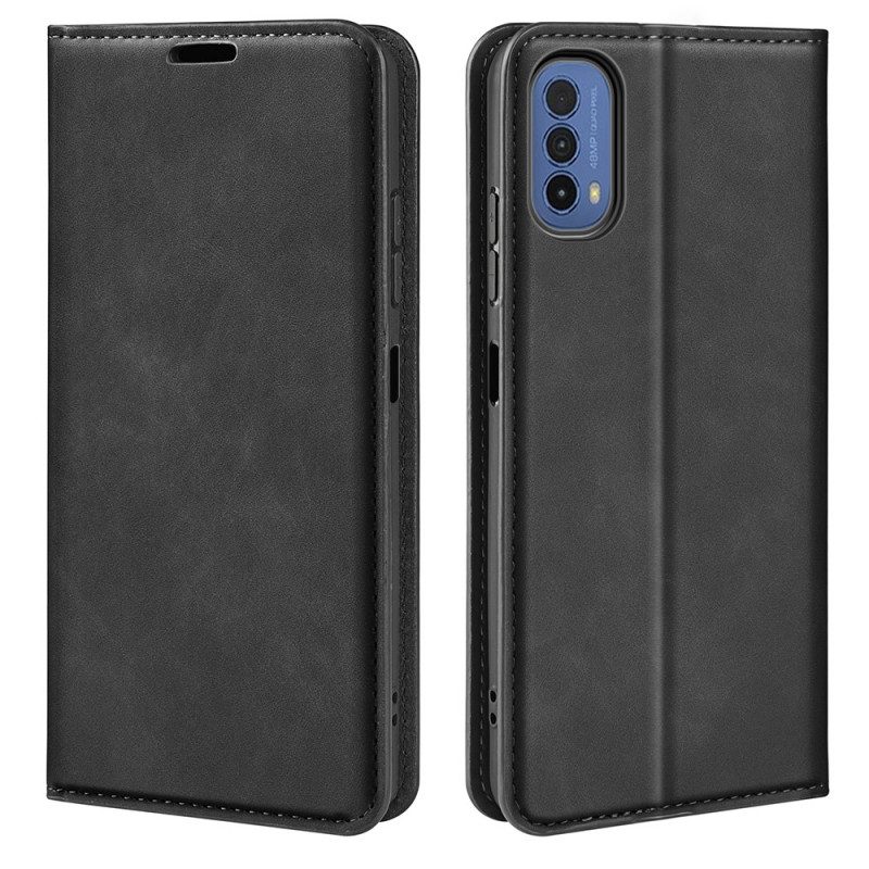 Folio Cover Moto E40 / E30 / E20 Custodia in pelle Morbidezza Al Tatto