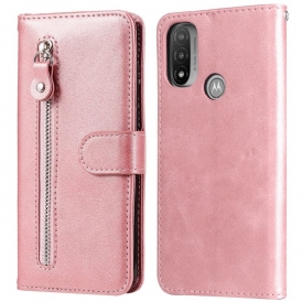 Folio Cover Moto E40 / E30 / E20 Portamonete D'epoca