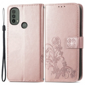 Folio Cover Moto E40 / E30 / E20 Quadrifoglio