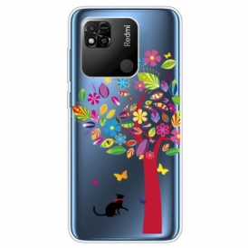 Cover Xiaomi Redmi 10A Albero Colorato Senza Soluzione Di Continuità