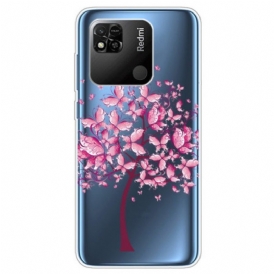 Cover Xiaomi Redmi 10A Albero Rosa Senza Soluzione Di Continuità