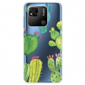Cover Xiaomi Redmi 10A Cactus Senza Soluzione Di Continuità